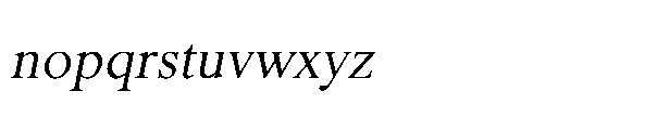 Shree Telugu 5500 Medium Ital Font LOWERCASE