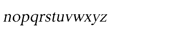Shree Telugu 5511 Medium Italic Font LOWERCASE