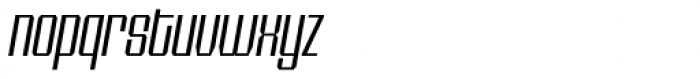 Shtozer 200 Expanded Oblique Font LOWERCASE