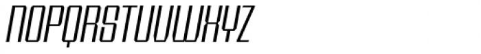 Shtozer 200 Wide Oblique Font UPPERCASE