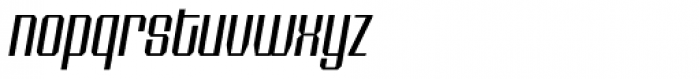 Shtozer 300 Expanded Oblique Font LOWERCASE