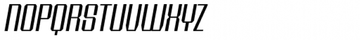 Shtozer 300 Wide Oblique Font UPPERCASE