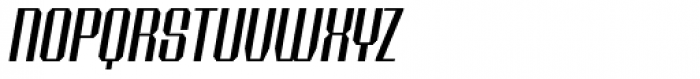 Shtozer 400 Expanded Oblique Font UPPERCASE