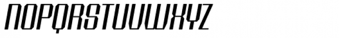 Shtozer 400 Wide Oblique Font UPPERCASE
