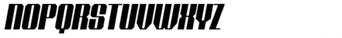 Shtozer 600 Condensed Oblique Font UPPERCASE