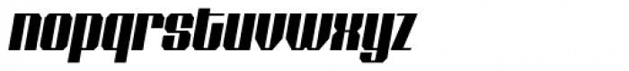 Shtozer 600 Condensed Oblique Font LOWERCASE