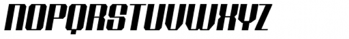 Shtozer 600 Expanded Oblique Font UPPERCASE