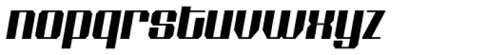 Shtozer 600 Expanded Oblique Font LOWERCASE