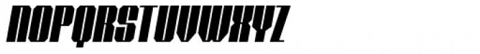 Shtozer 600 Narrow Oblique Font UPPERCASE