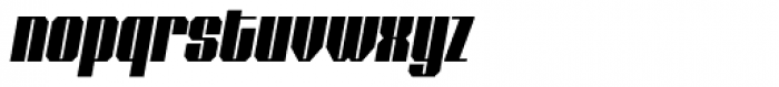 Shtozer 600 Narrow Oblique Font LOWERCASE