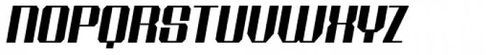 Shtozer 600 Wide Oblique Font UPPERCASE