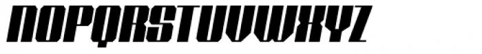Shtozer 700 Condensed Oblique Font UPPERCASE