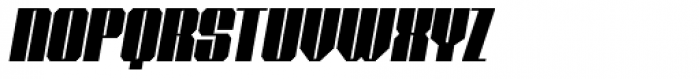 Shtozer 700 Narrow Oblique Font UPPERCASE