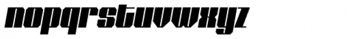 Shtozer 700 Narrow Oblique Font LOWERCASE