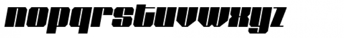 Shtozer 800 Narrow Oblique Font LOWERCASE