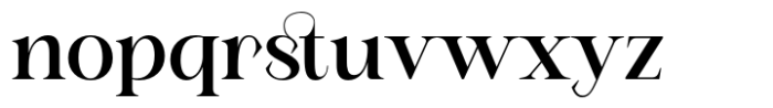 Shunsine Font LOWERCASE