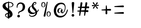 Shyla Font OTHER CHARS