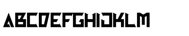Shymo Font UPPERCASE