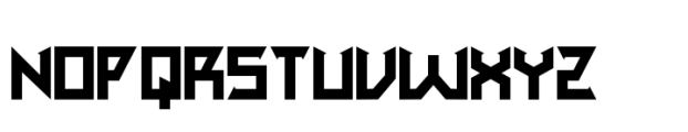 Shymo Font UPPERCASE