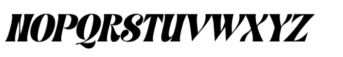 Shyne Roska Italic Font UPPERCASE
