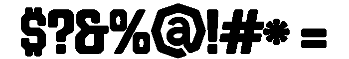 SHAOLIN Display Font OTHER CHARS