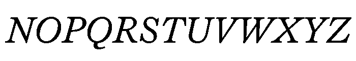 ShandyOmni Italick Font UPPERCASE
