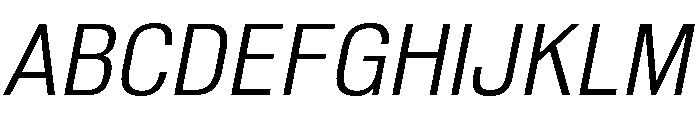 Shapiro Class 23 Super Fly Italic Font UPPERCASE