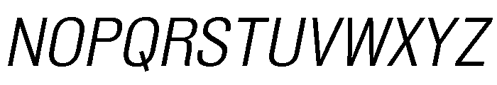 Shapiro Class 23 Super Fly Italic Font UPPERCASE