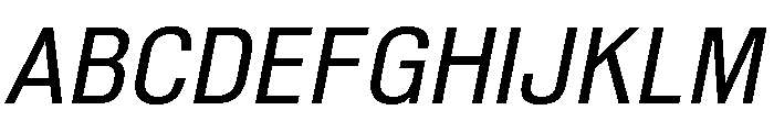 Shapiro Class 33 Bantam Italic Font UPPERCASE