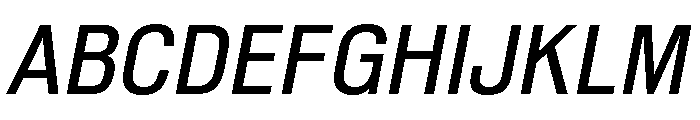 Shapiro Class 43 Welter Italic Font UPPERCASE