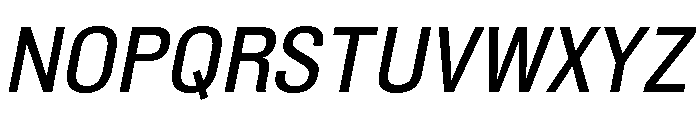 Shapiro Class 43 Welter Italic Font UPPERCASE