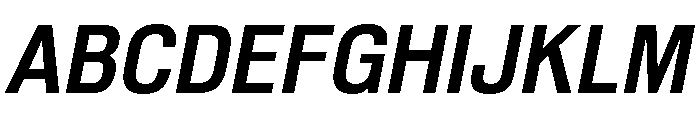 Shapiro Class 63 Light Heavy Italic Font UPPERCASE