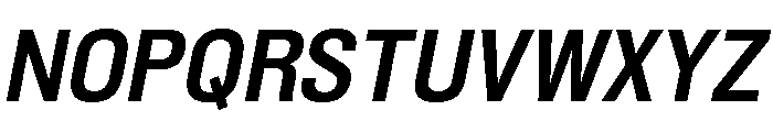 Shapiro Class 63 Light Heavy Italic Font UPPERCASE