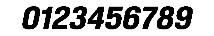 Shapiro Class 83 Super Heavy Italic Font OTHER CHARS
