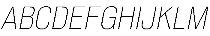 Shapiro Class Variable Italic Font UPPERCASE