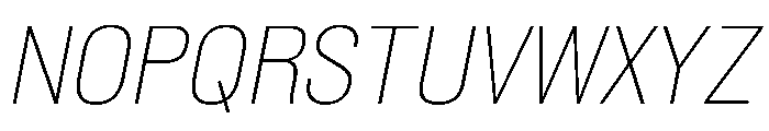 Shapiro Class Variable Italic Font UPPERCASE