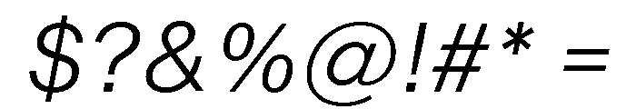 Shapiro Variable Italic Font OTHER CHARS