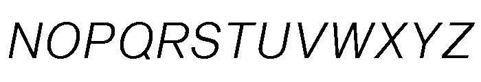 Shapiro Variable Italic Font UPPERCASE