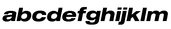 Shapiro Wide Bold Italic FONT