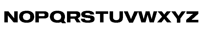 Shapiro Wide Bold Font UPPERCASE