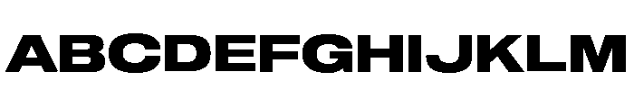 Shapiro Wide Extra Bold Font UPPERCASE