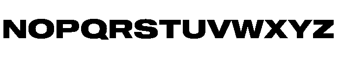 Shapiro Wide Extra Bold Font UPPERCASE