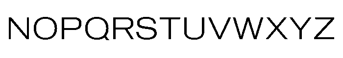 Shapiro Wide Light Font UPPERCASE
