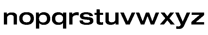 Shapiro Wide Medium Font LOWERCASE