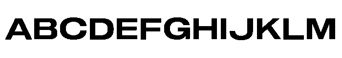 Shapiro Wide Semi Bold Font UPPERCASE