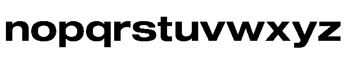 Shapiro Wide Semi Bold Font LOWERCASE