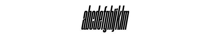 Sharp Grotesk Bold Italic 05 Regular Font LOWERCASE