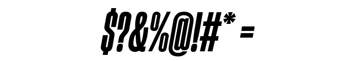 Sharp Grotesk Bold Italic 10 Regular Font OTHER CHARS