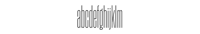 Sharp Grotesk Light 05 Regular Font LOWERCASE