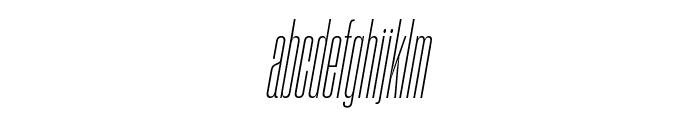 Sharp Grotesk Light Italic 05 Regular Font LOWERCASE